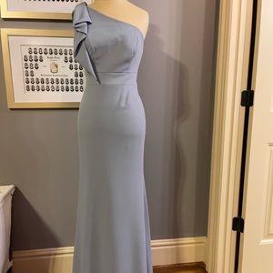 Dusty Blue Azazie Bridesmaid Dress